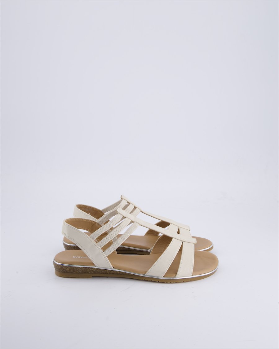 Graceland Sandals Polyurethane White 38 EU