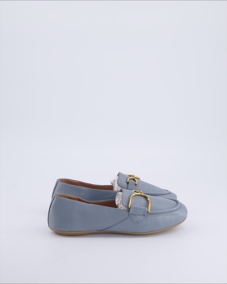 Geox Shoes Leather Sky Blue 36 EU