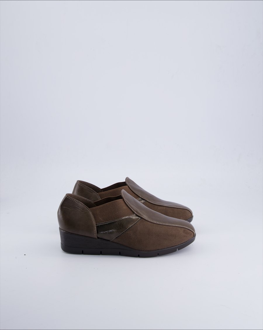 Soft Space Shoes Leather Brown 36 EU