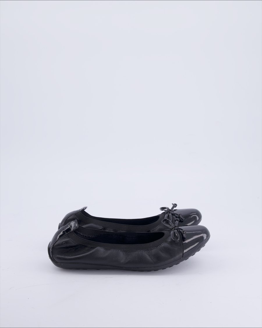 Geox Ballerinas Leather Black 37 EU