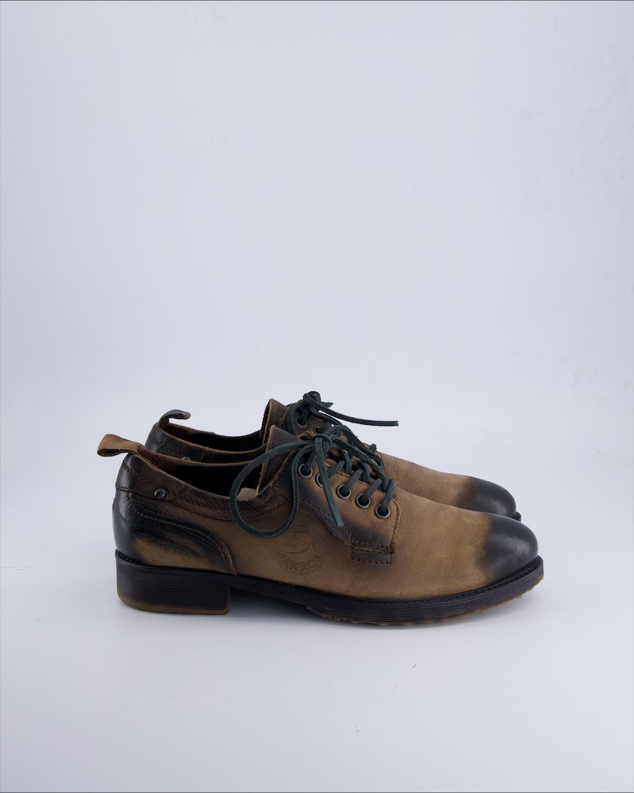 Pakros Shoes Leather Brown 43 EU