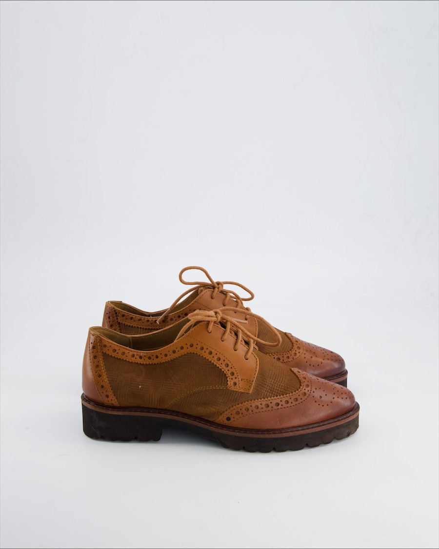 Varese Shoes Leather Brown 38 EU