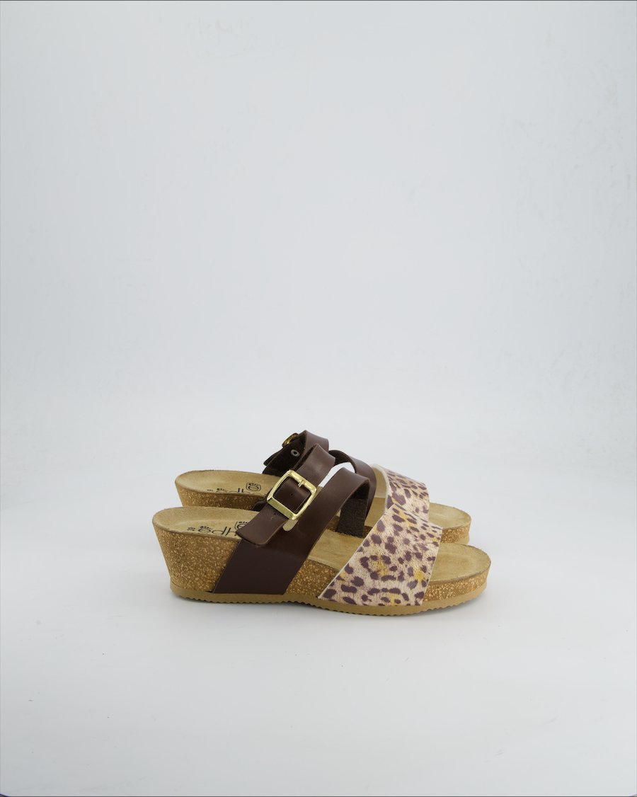 Edhone' Sandals Leather Brown 39 EU