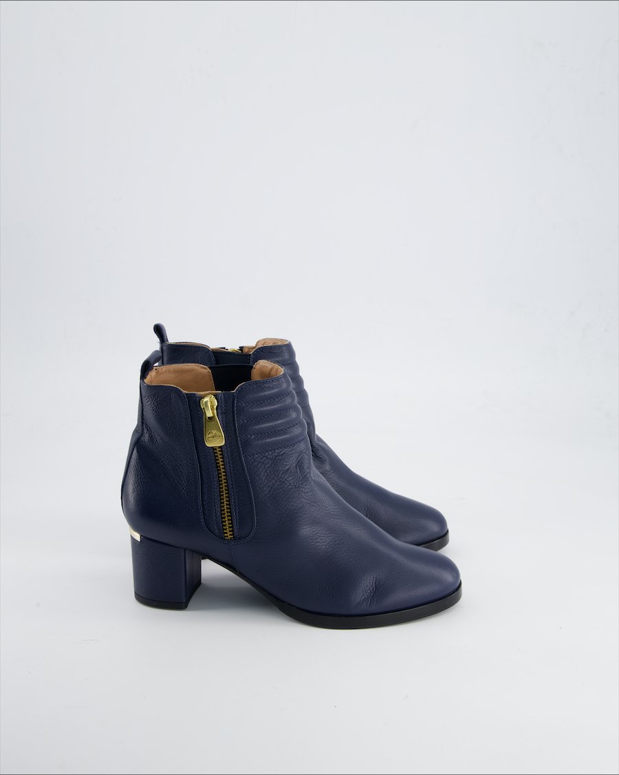 Fiorangelo Ankle boots Leather Blue 35,5 EU