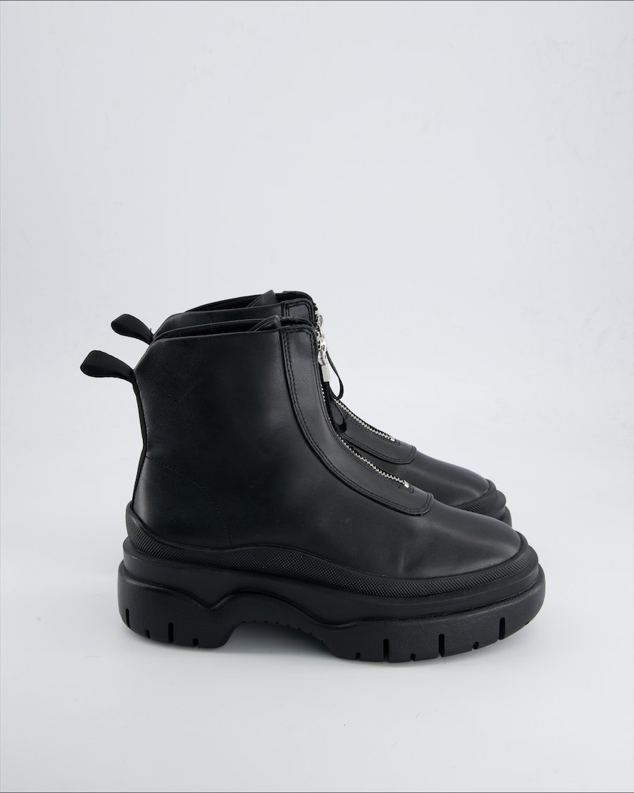 H&M Ankle boots Leather Black 38 EU