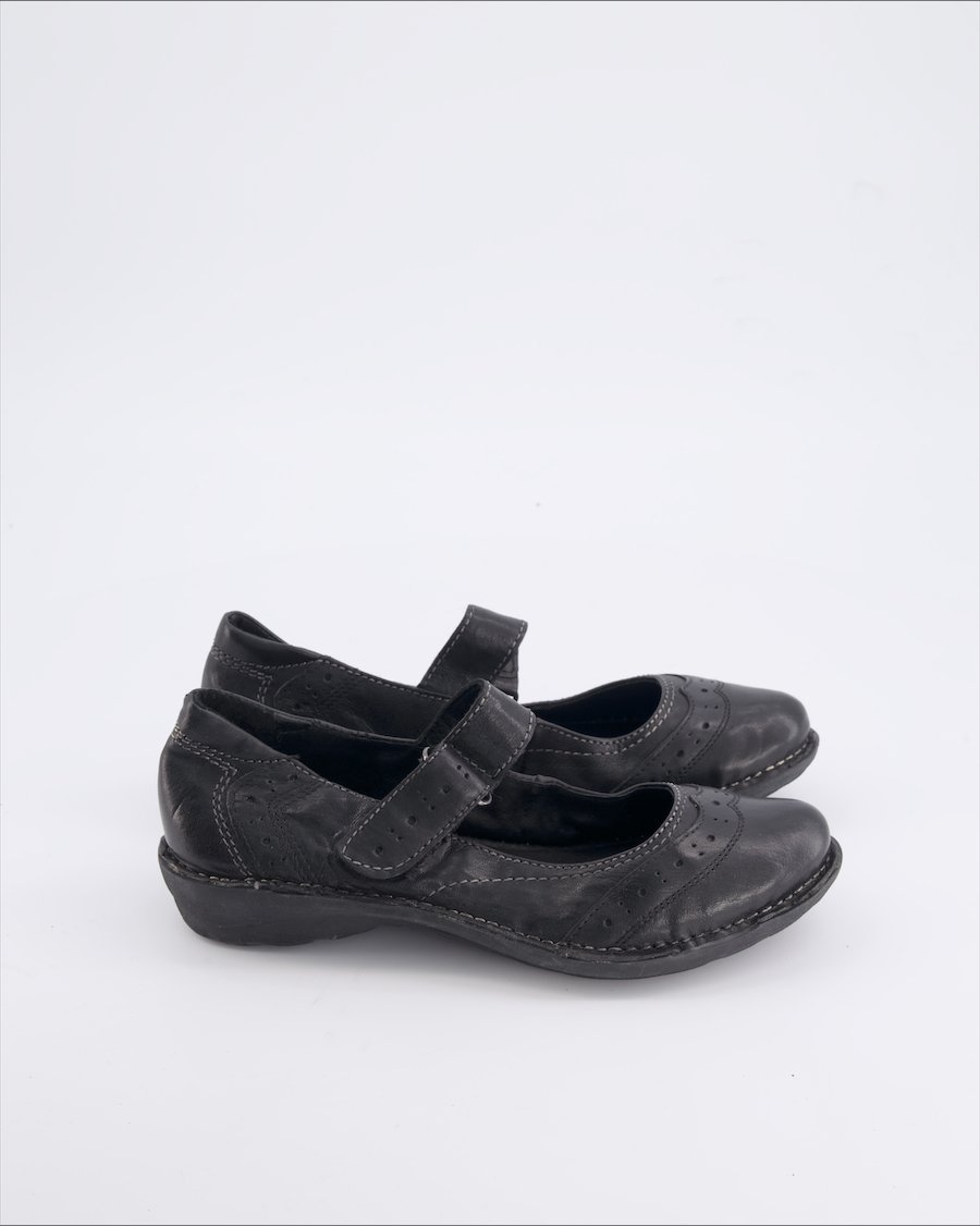 Roberto Santi Ballerinas Leather Black 35 EU