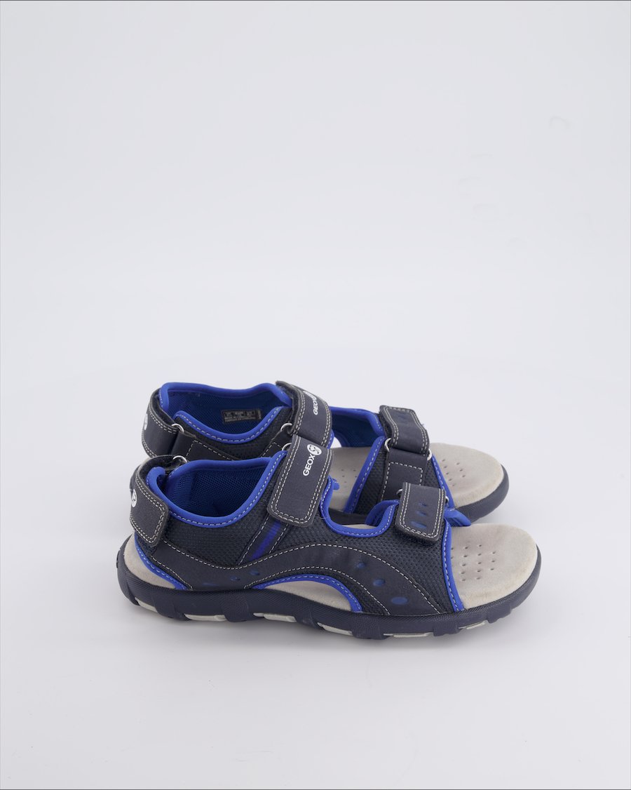 Geox Sandals Leather Blue 35 EU