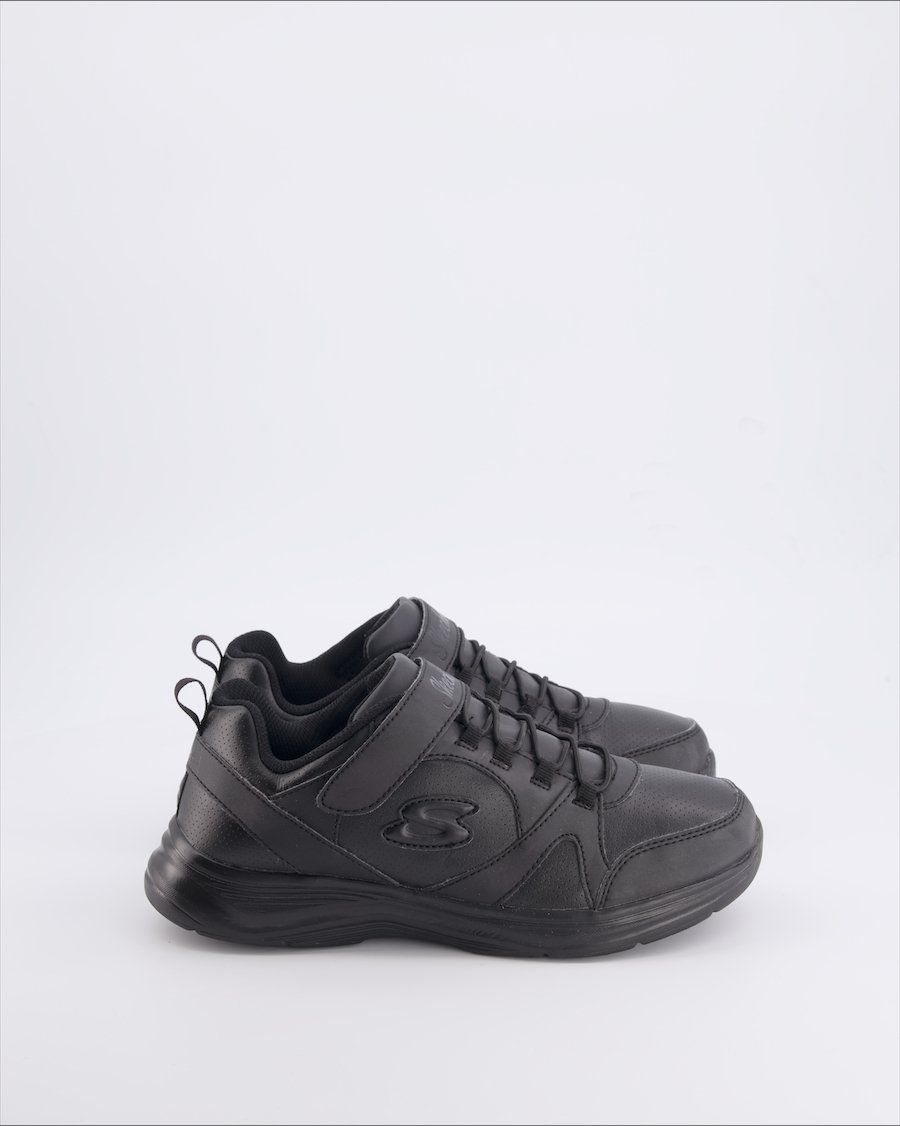 Skechers Trainers Leather Black 37 EU