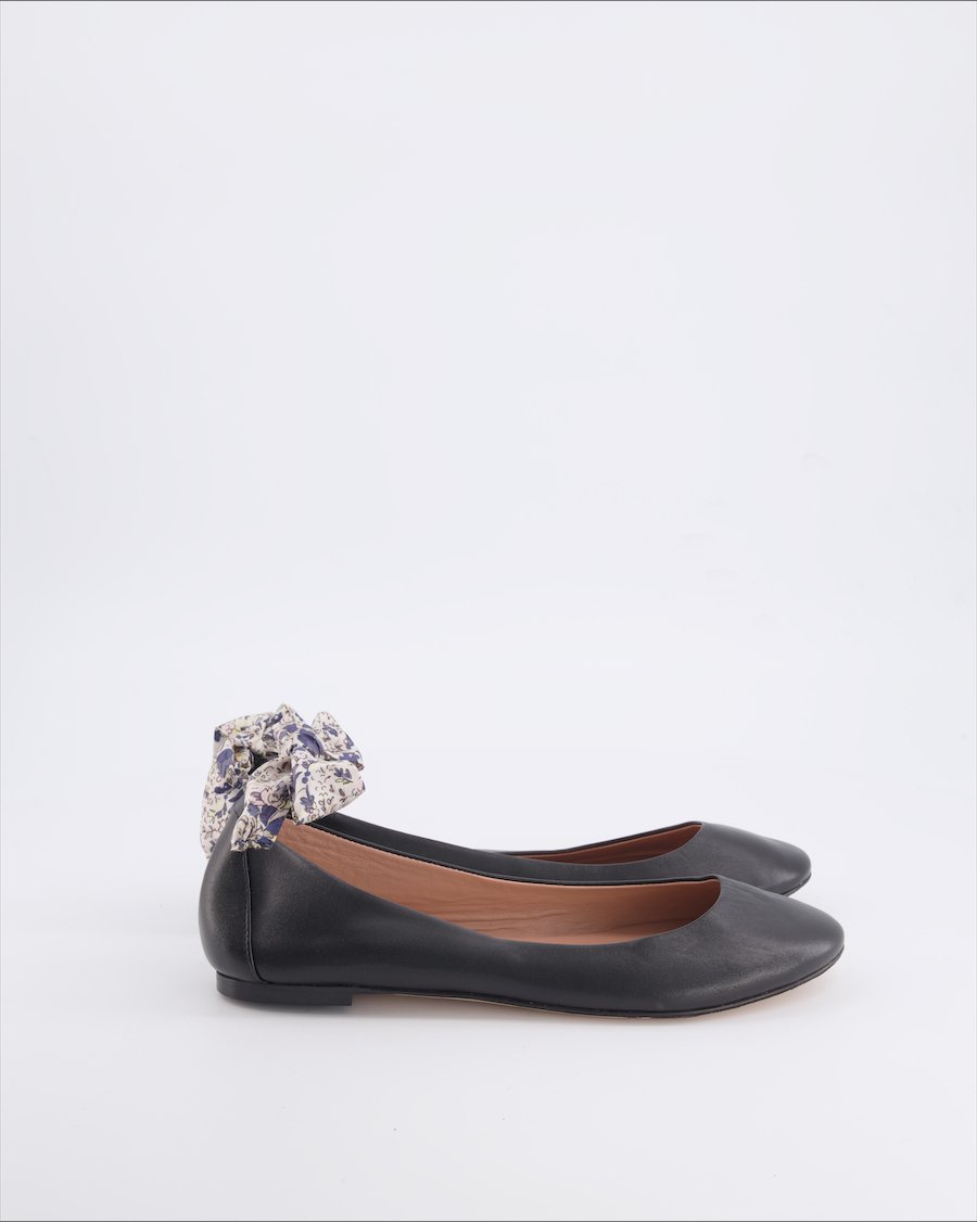 Max & Co Ballerinas Leather Black 38 EU