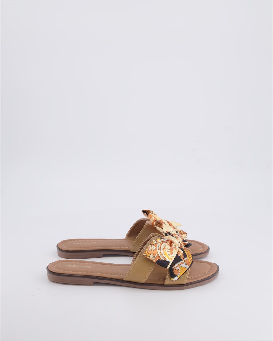 Graceland Sandals Leather Camel 37 EU