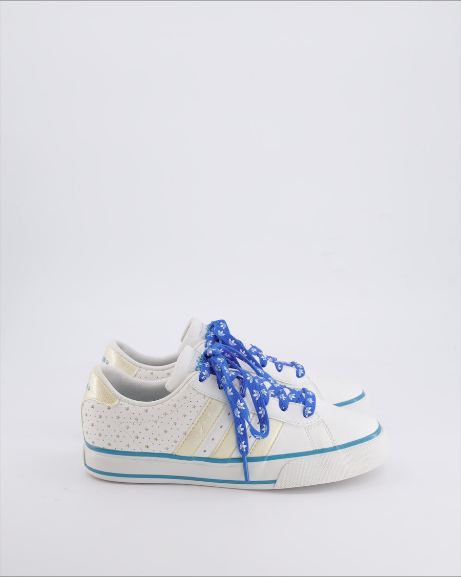 Adidas Trainers Leather White 38 EU