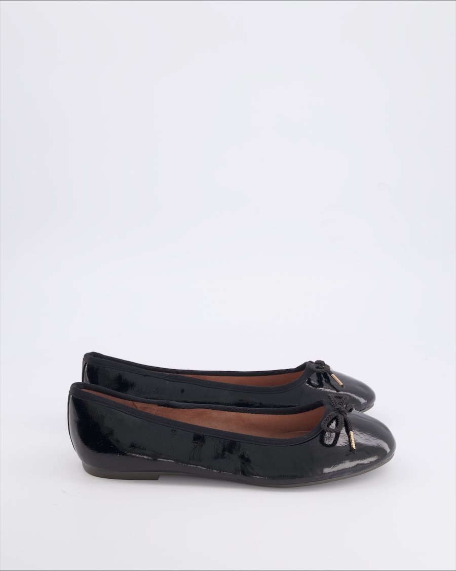 Tamaris Ballerinas Leather Black 41 EU