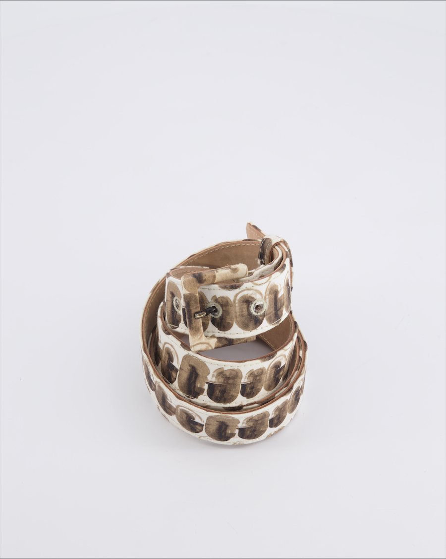 Max Mara Belts Cloth Brown