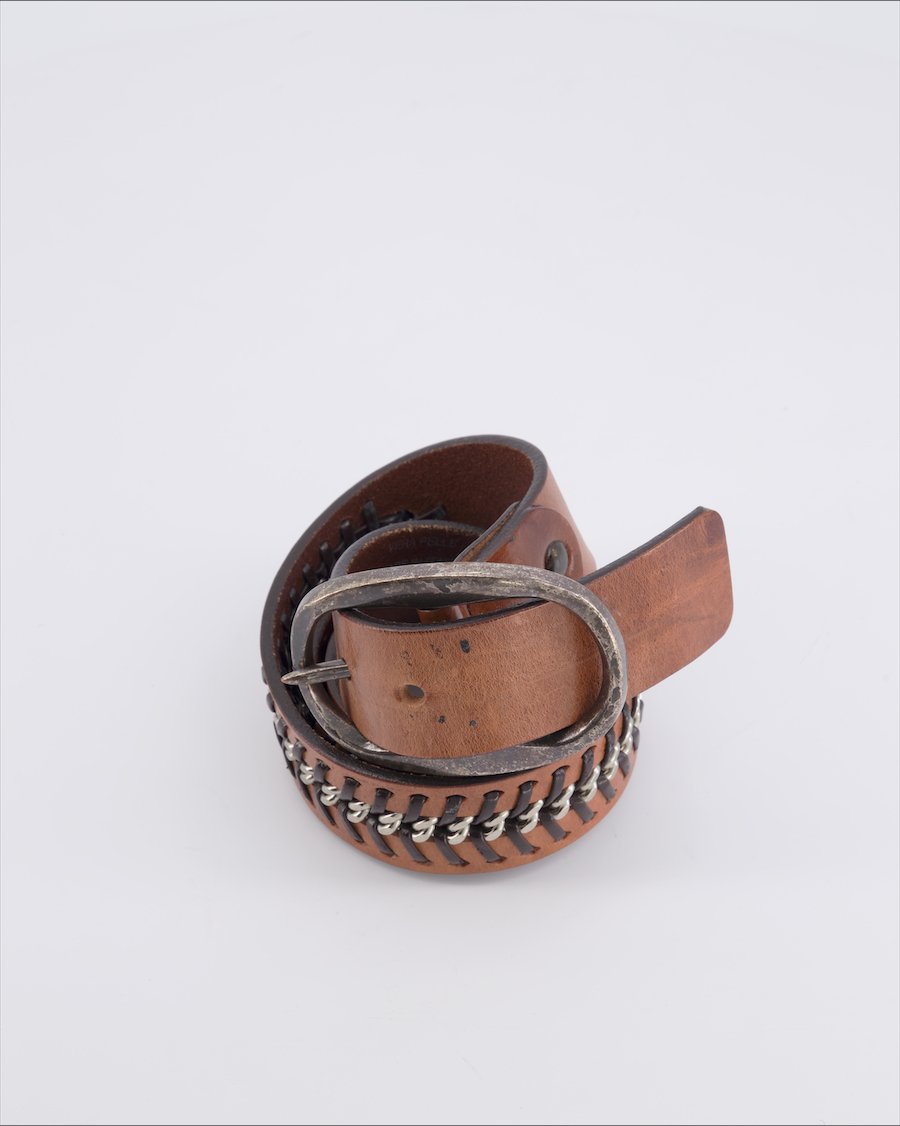 Nanni Belts Cloth Brown