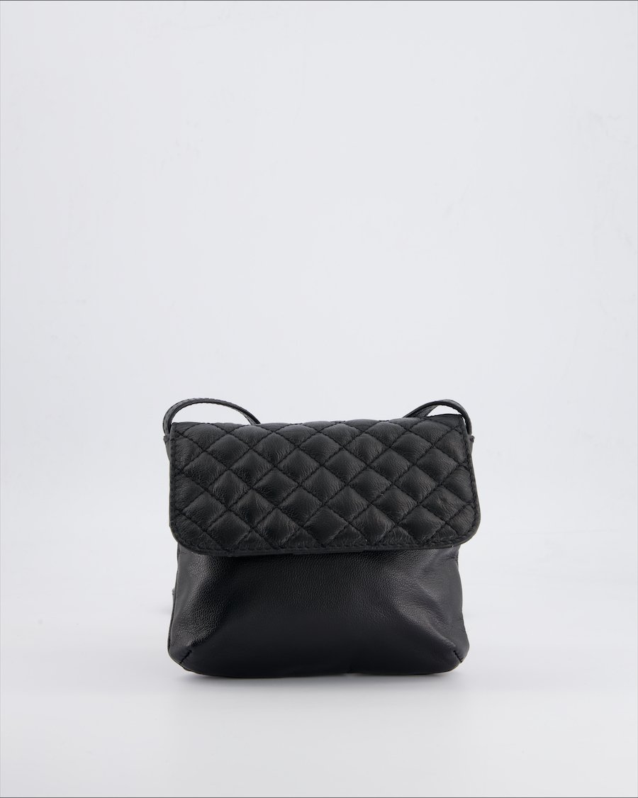 Pieces Bags Leather Black
