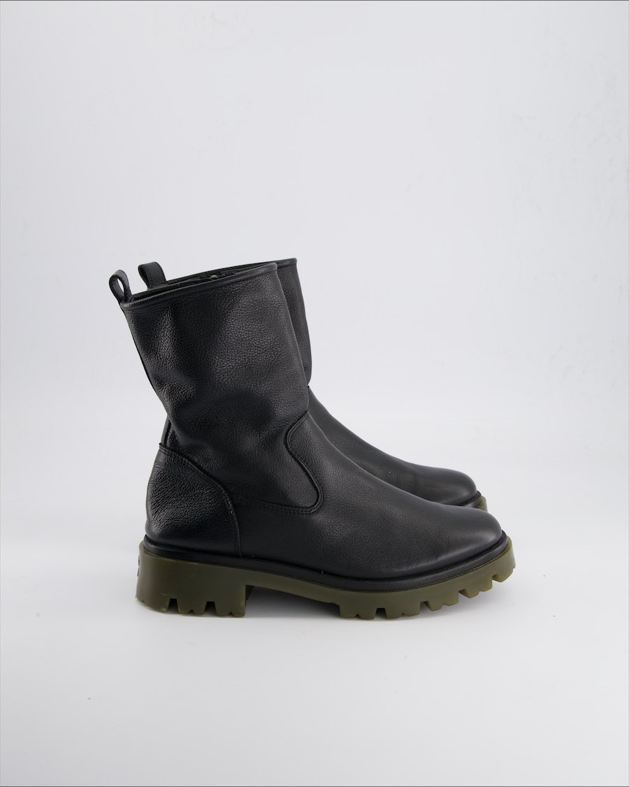 Paul Green Ankle boots Leather Black 38,5 EU