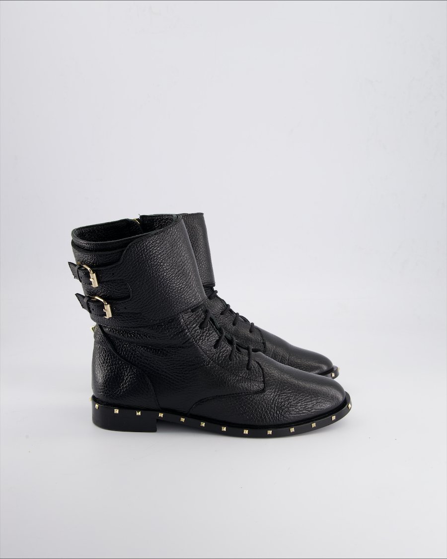 Valentino Garavani Ankle boots Leather Black 38 EU