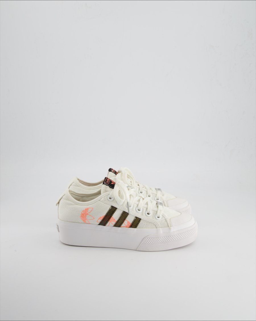 Adidas Nizza Trainers Cloth White 38 EU