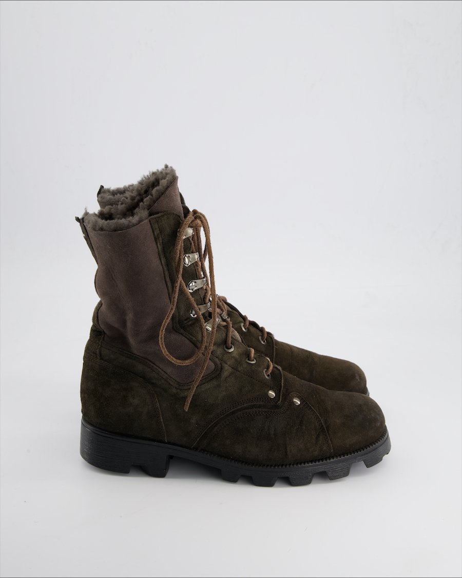 Maison Martin Margiela Handbags Suede Khaki