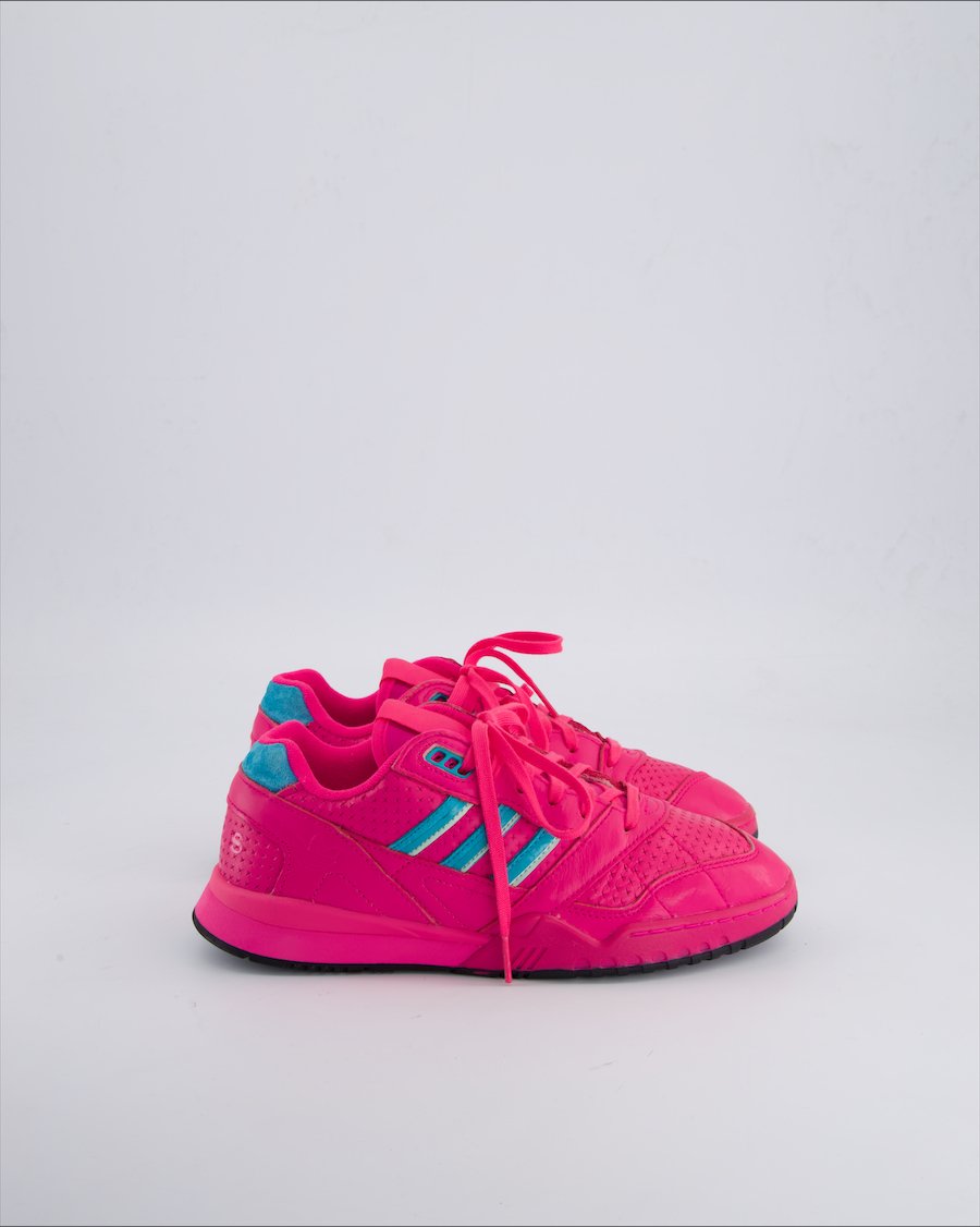 Adidas Trainers Leather Pink 38 EU