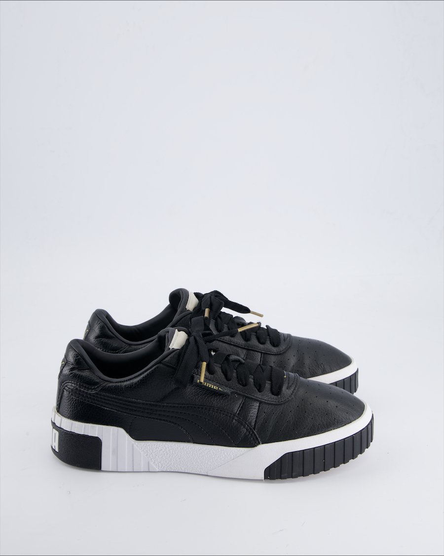 Puma Trainers Leather Black 40 EU
