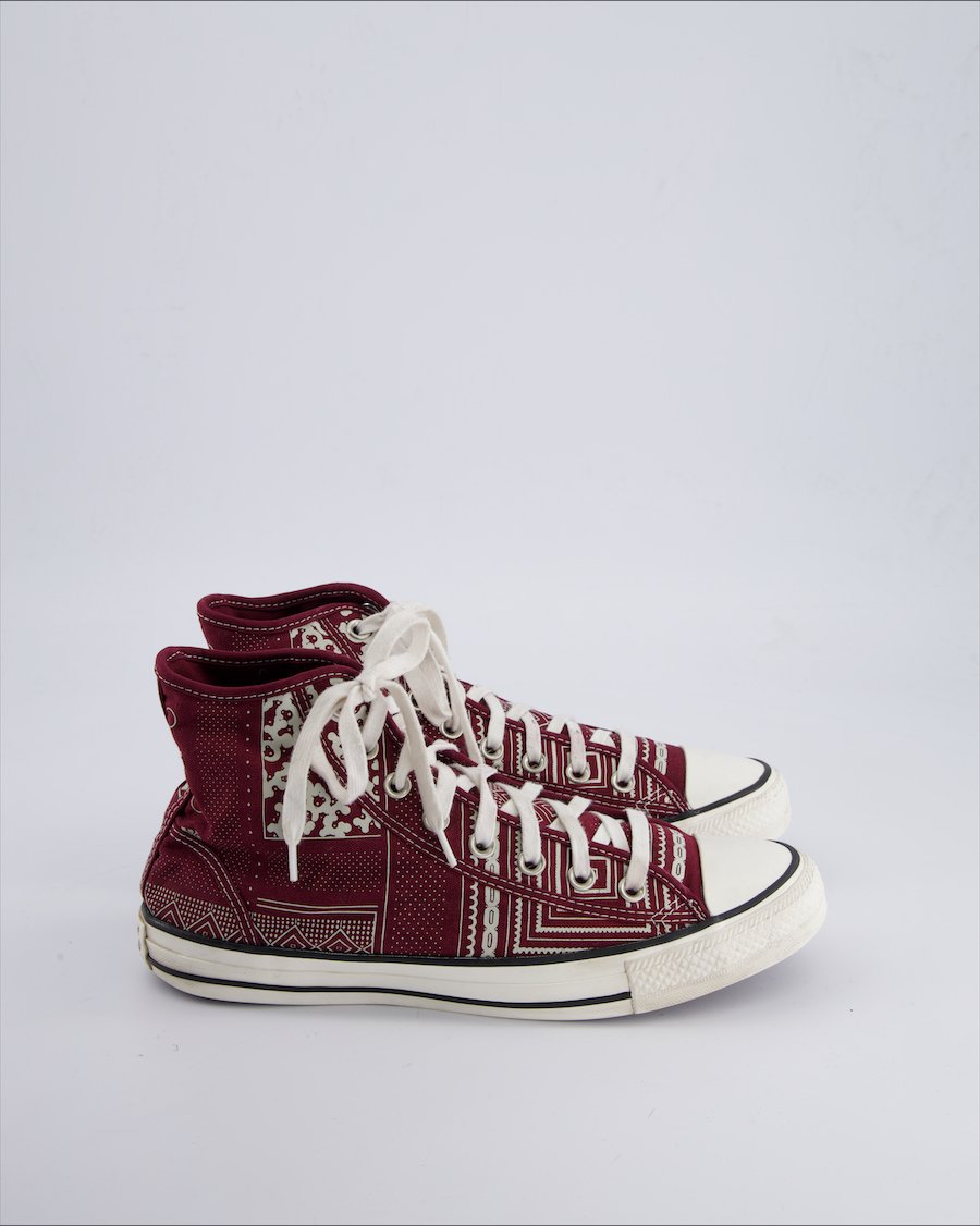 Converse Trainers Cloth Burgundy 42 EU
