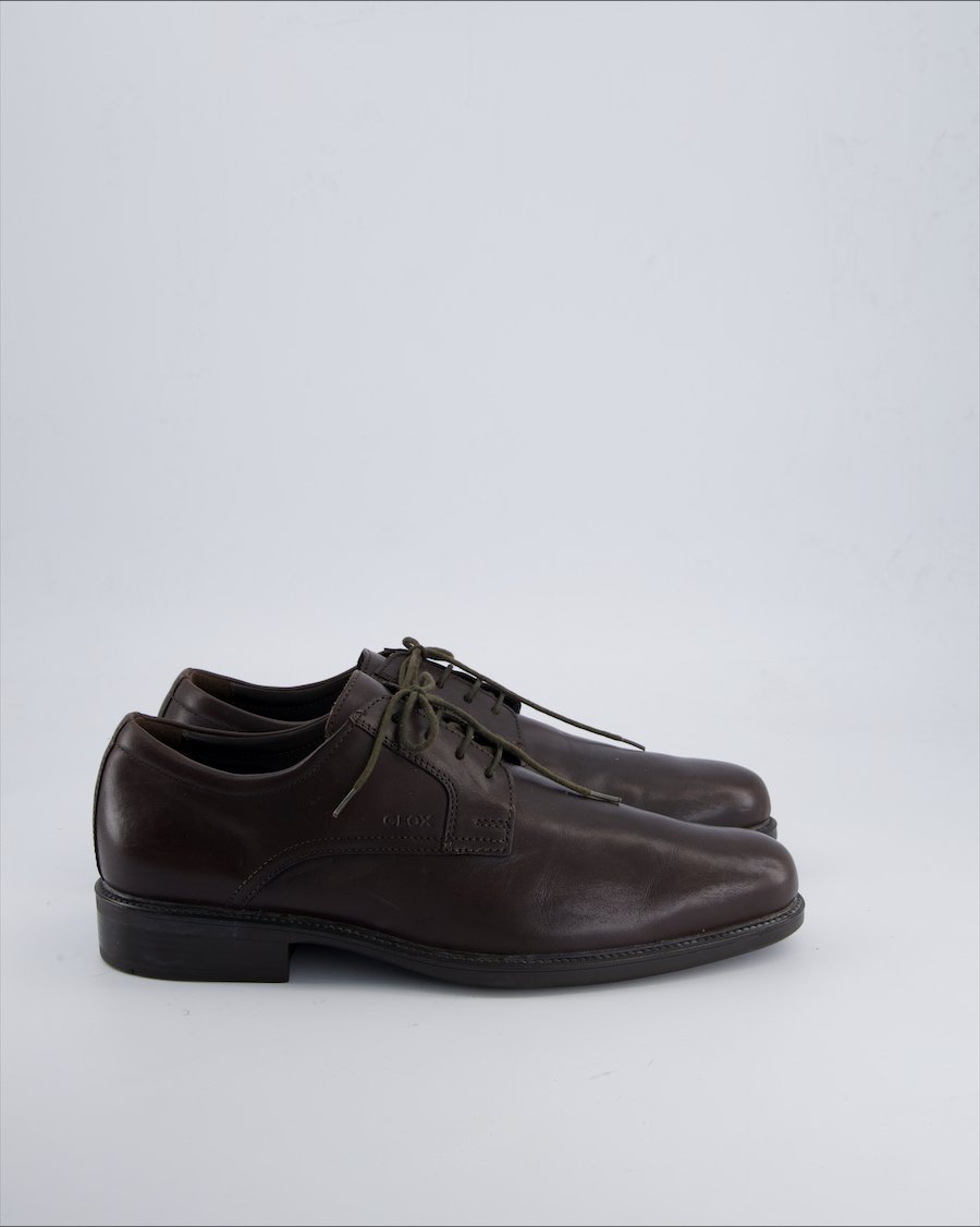 Geox Shoes Leather Brown 43 EU