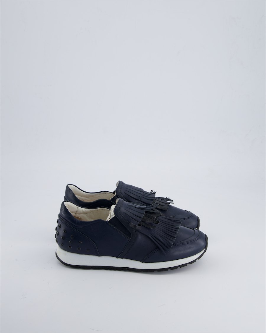 Tod'S Trainers Leather Blue 35 EU
