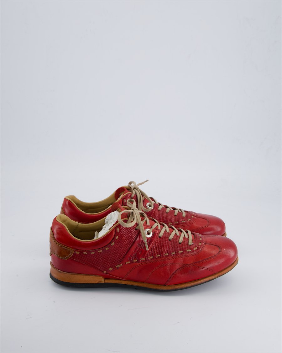 La Martina Shoes Leather Red 40.5 EU