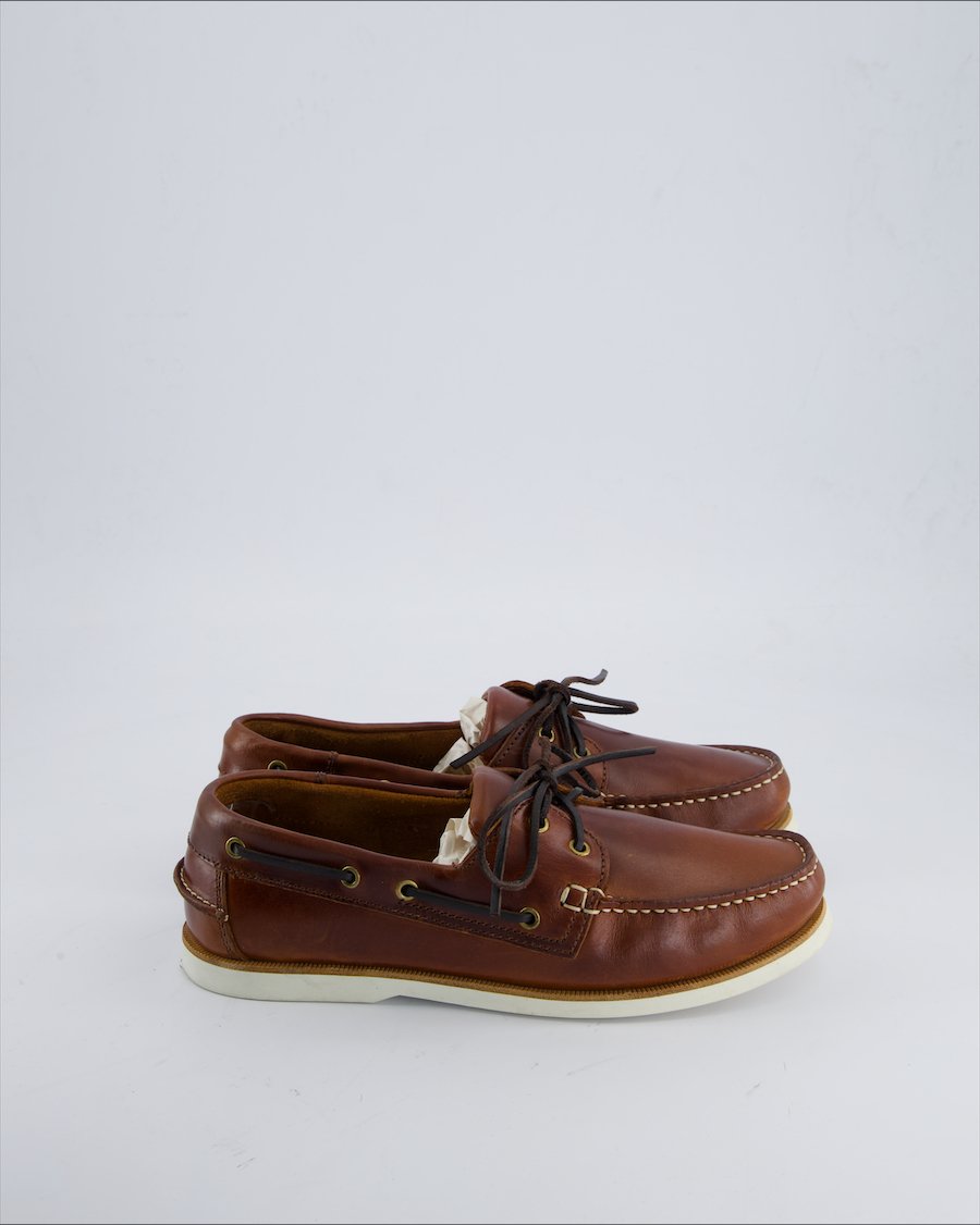 Navyboot Shoes Leather Brown 41 EU