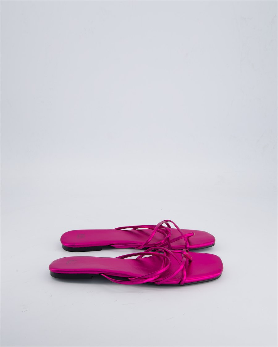 Unbranded Sandals Leather Pink 41 EU