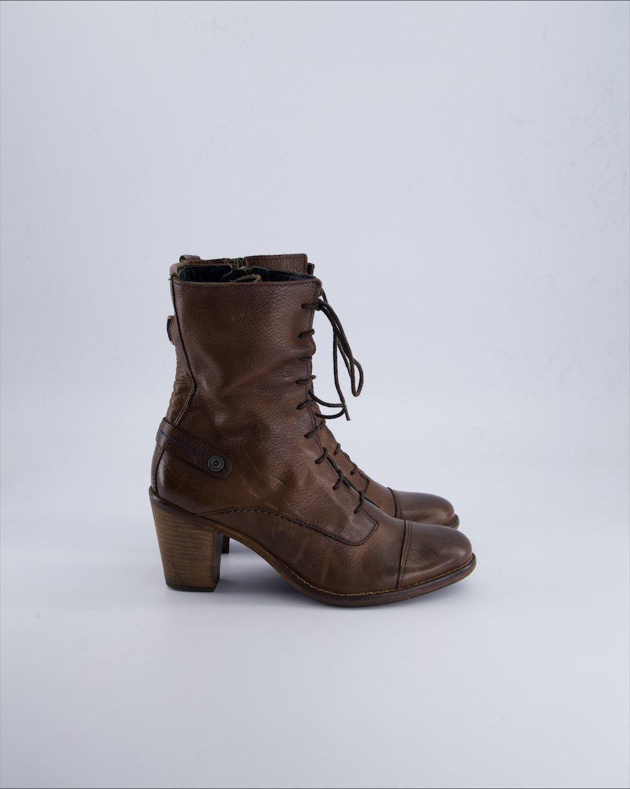 Hilfiger Denim Ankle boots Leather Brown 37 EU