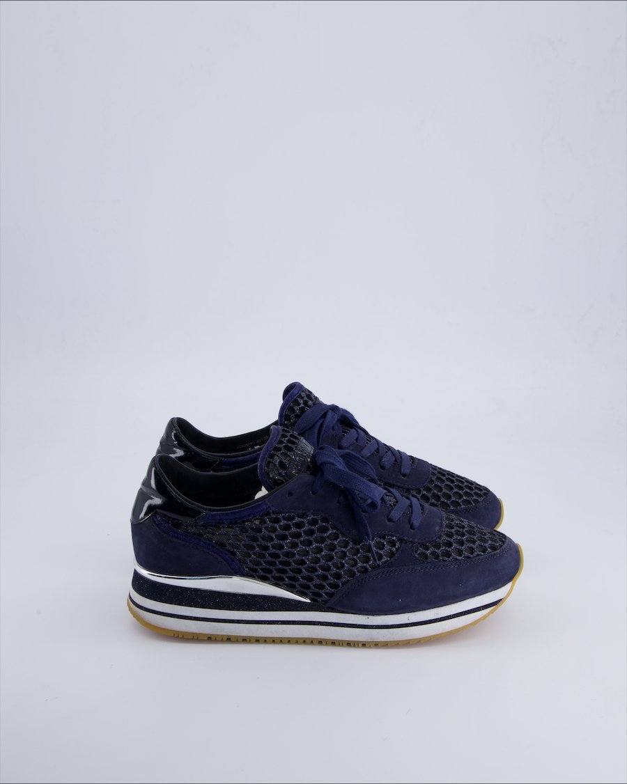 Crime London Trainers Cloth Blue 40 EU