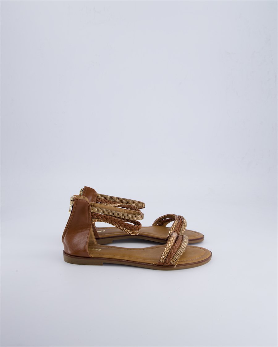 Graceland Sandals Leather Brown 38 EU