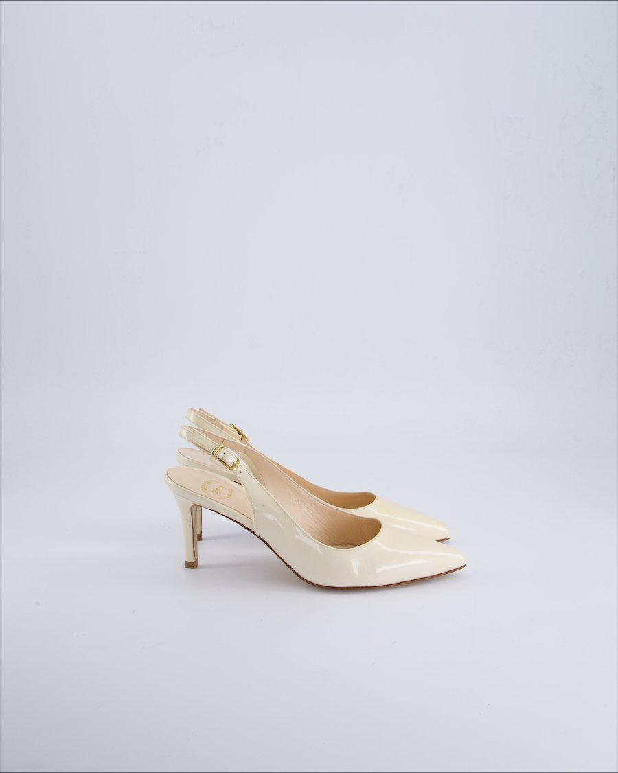 Day Heels Leather Beige 36 EU