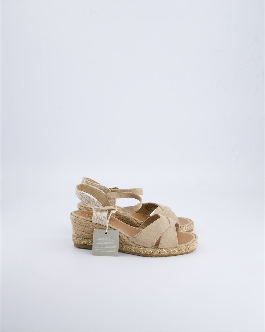 Tamaris Sandals Suede Ecru 36 EU