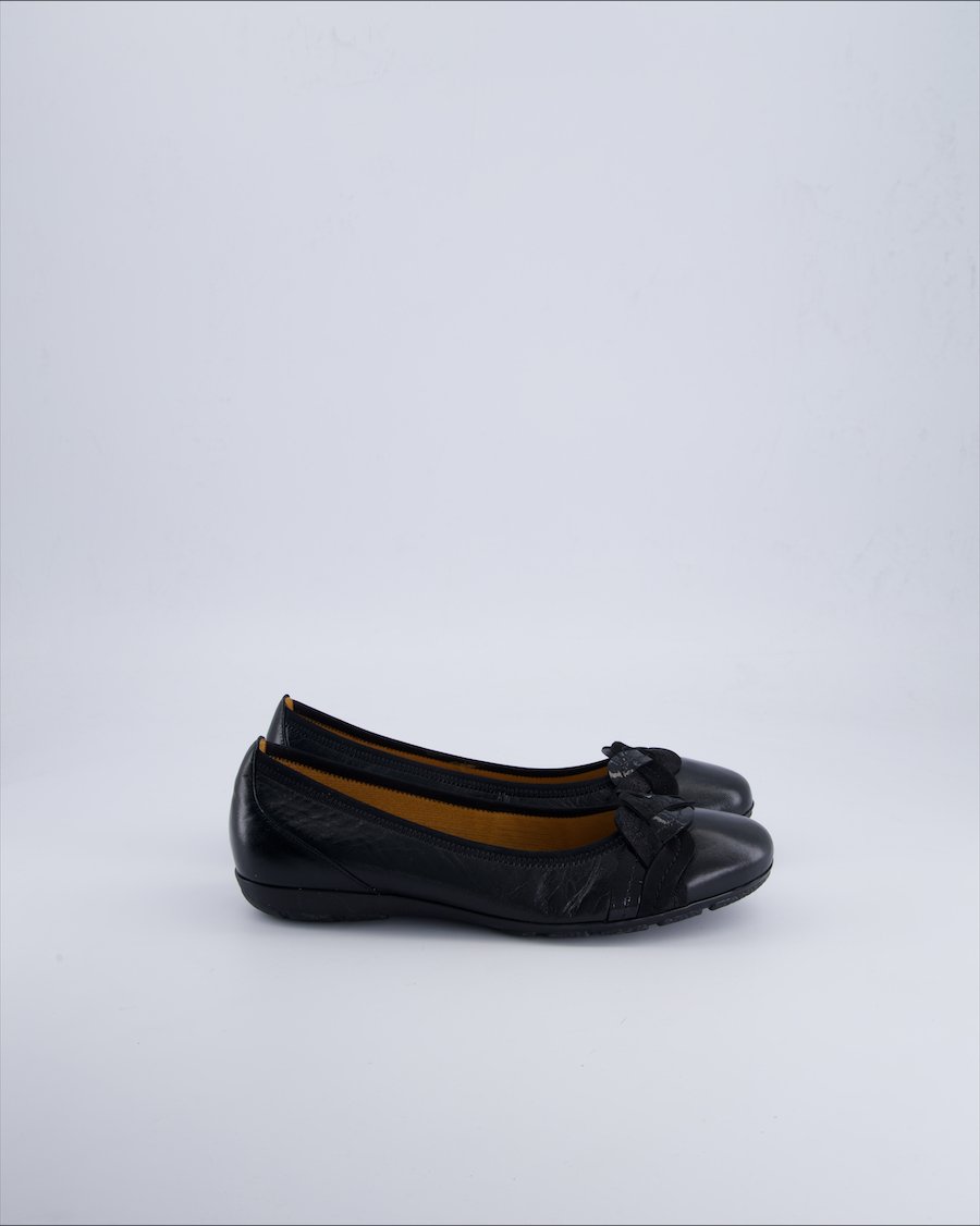 Gabor Ballerinas Leather Black 39 EU