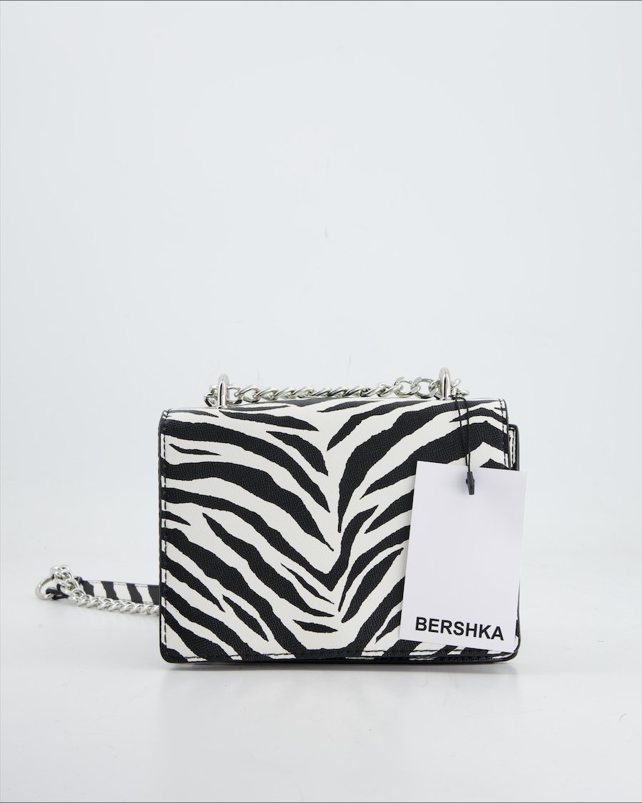 Bershka Crossbody Bag Polyurethane White