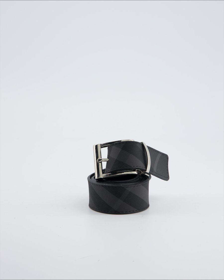 Burberry Belt Leather Grey