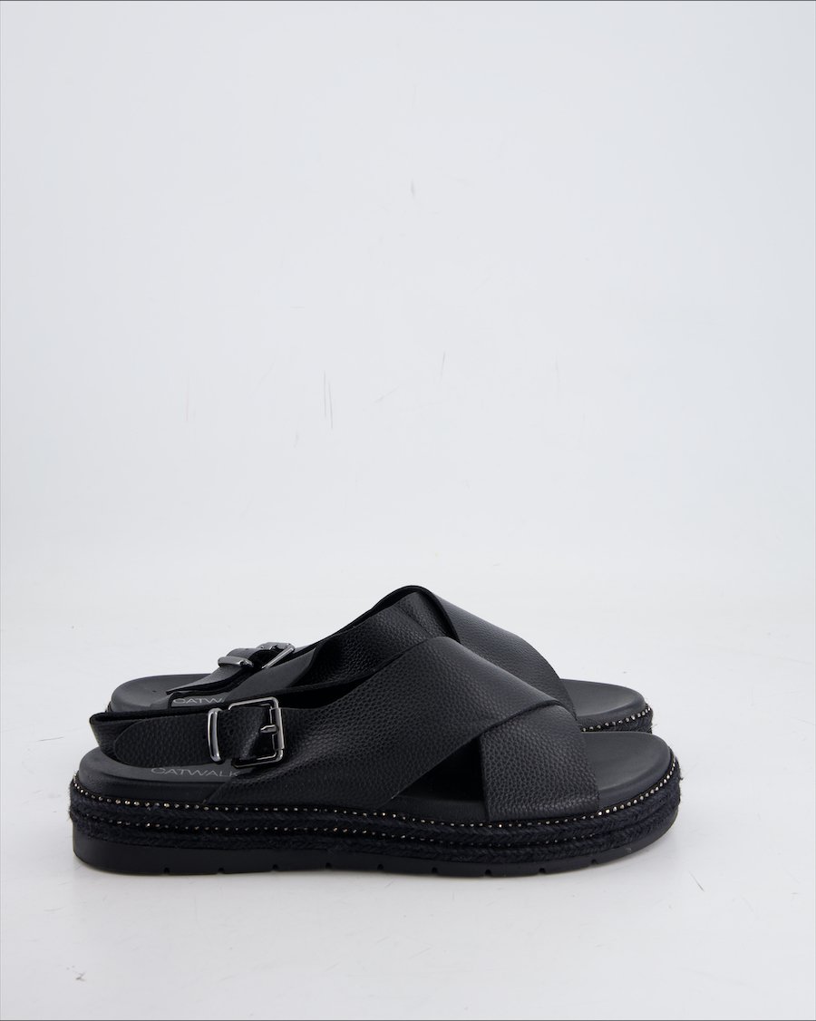 Catwalk Sandals Leather Black Eu 39