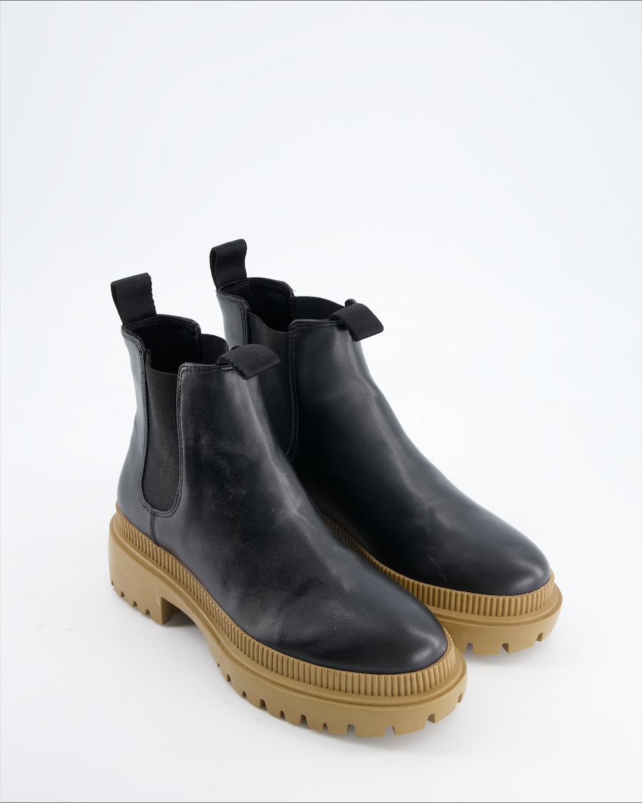 H&M Boots Leather Black Eu 37