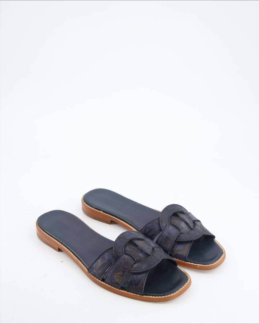 Melvin&Hamilton Sandals Leather Navy Eu 40