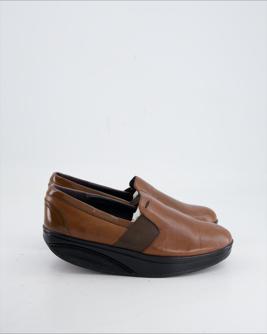 MBT Flats Leather Brown Eu 37