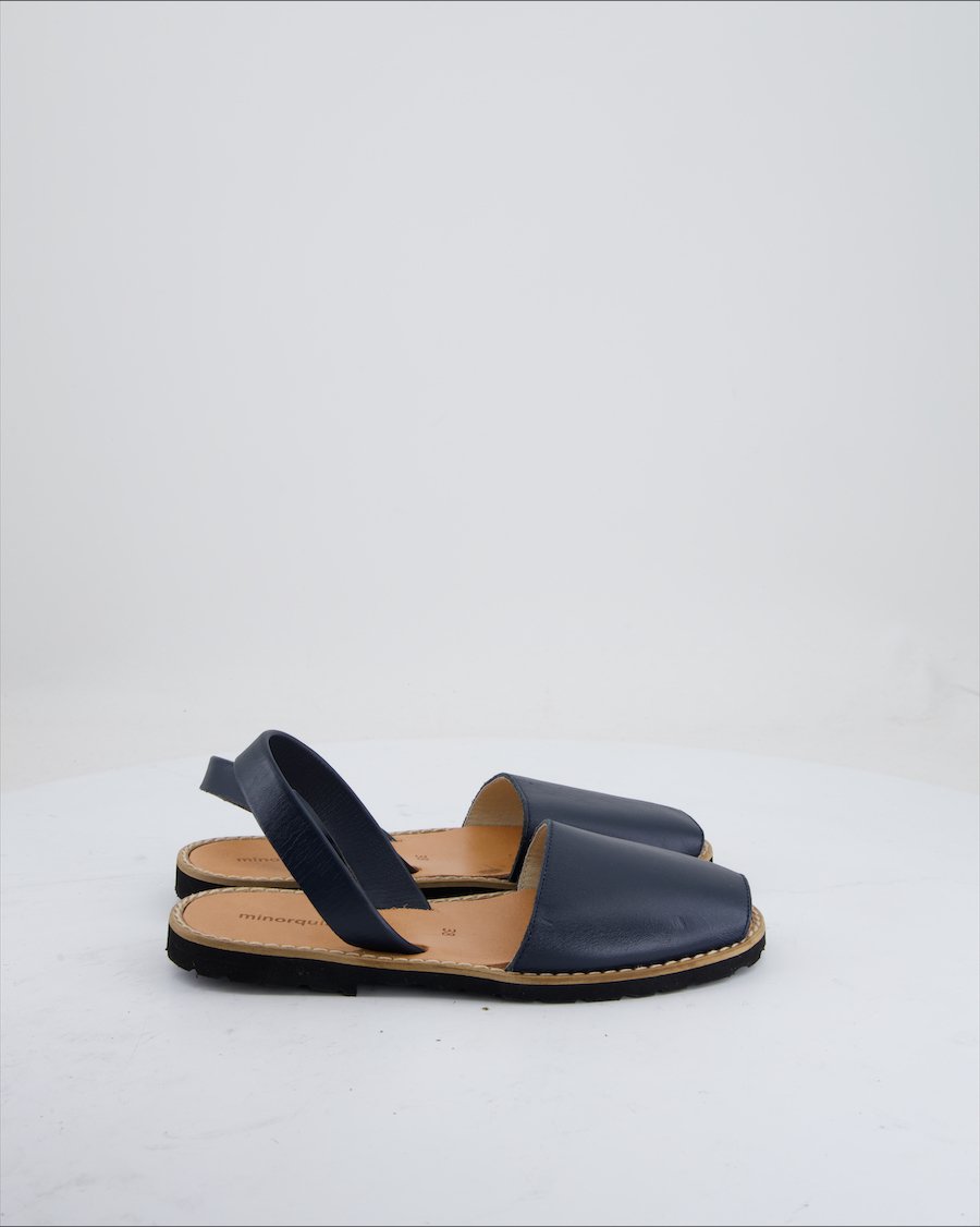 Minorquines Sandals Leather Black Eu 38