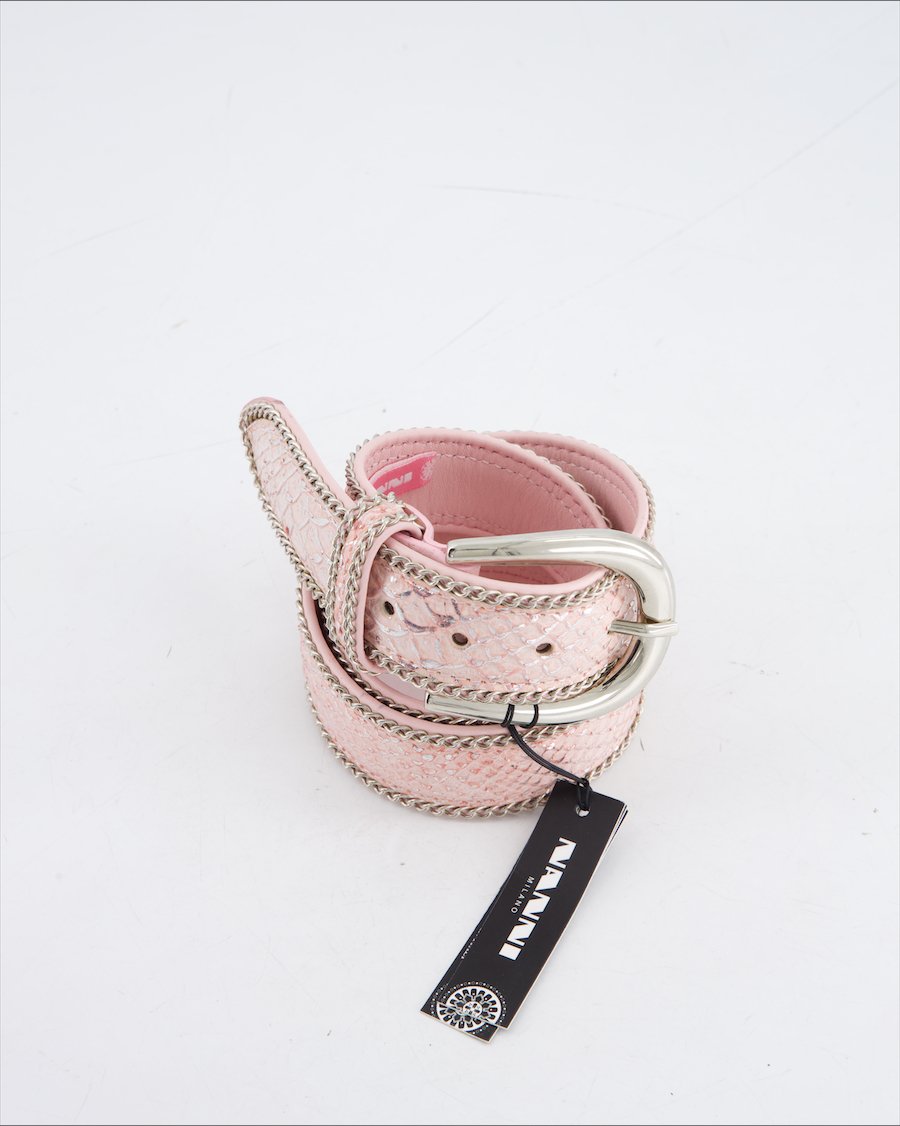 Nanni Belt Leather Pink