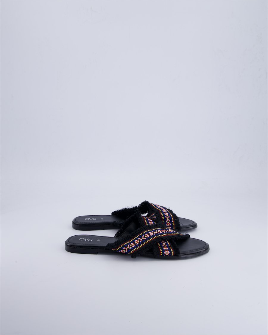 Ovs Sandals Cloth Black 39 EU