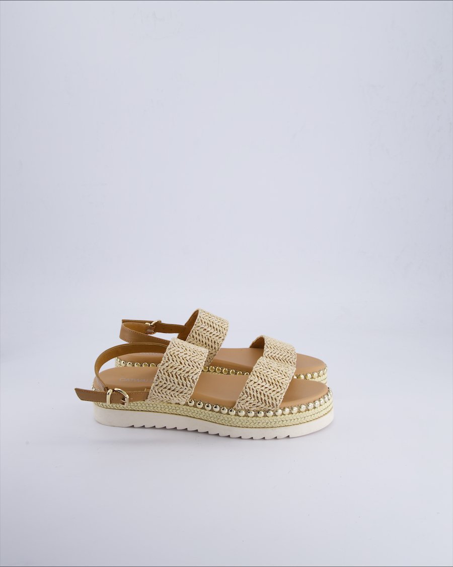 Catwalk Sandals Leather Beige 38 EU