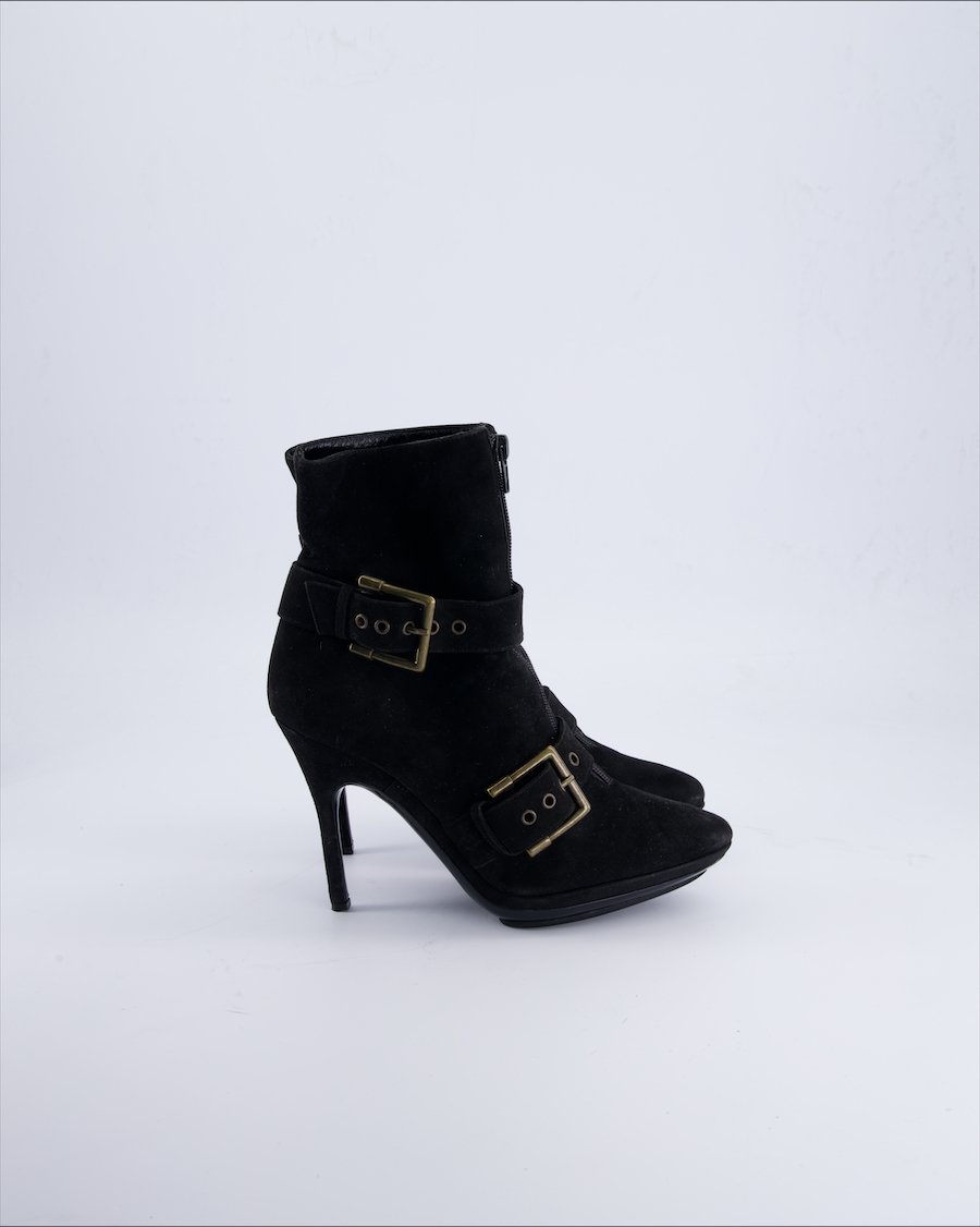 Manolo Blahnik Ankle boots Suede Black 36 EU