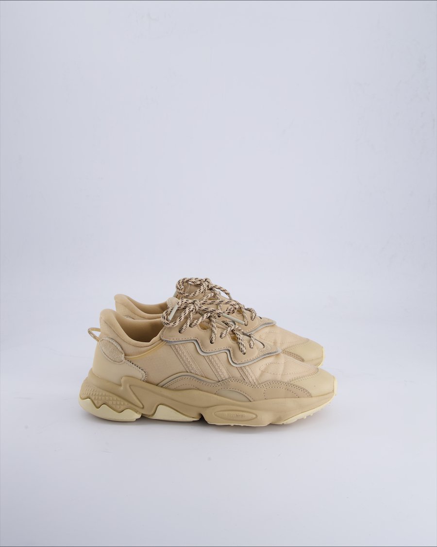 Adidas Ozweego Trainers Leather Beige 38 EU
