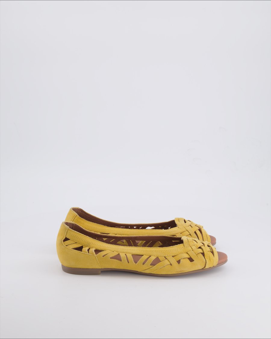 Varese Sandals Suede Yellow 39 EU